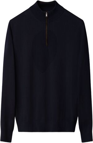 Merino Quarter Zip Knit Polo