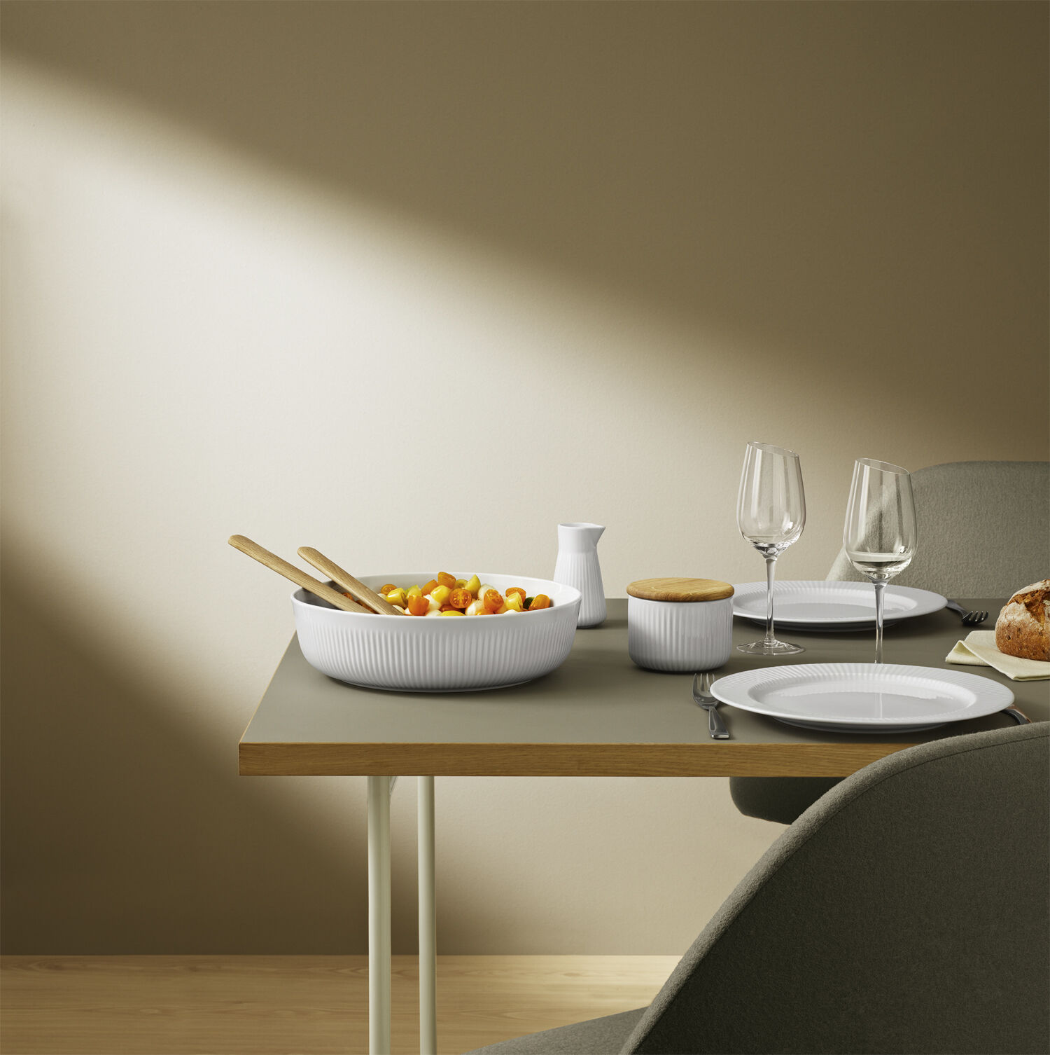 Eva Trio Legio Nova Saltkar med l&aring;g og ske