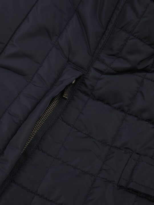 Vest Quilted Zip Nylon