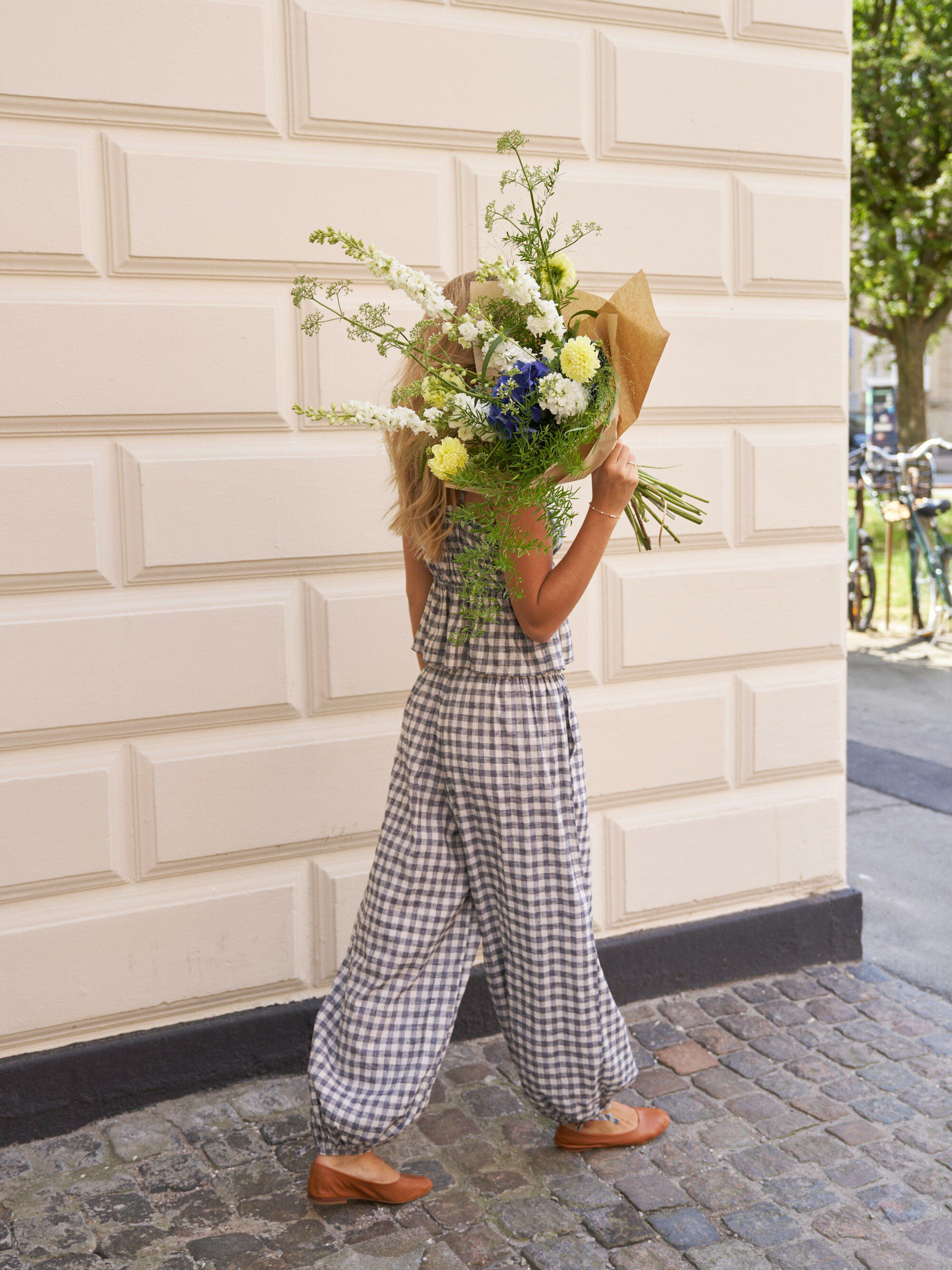 Roxane Balloon Check Pants