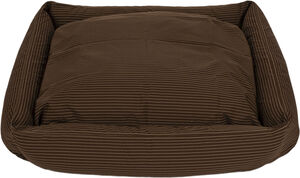 Fossflakes Hundeseng Brown pinstripe