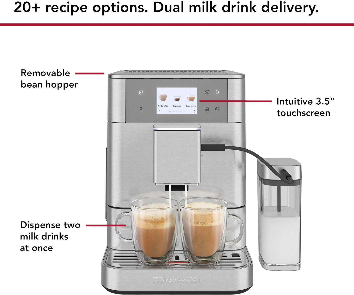 KITCHENAID fuldautomatisk espressomaskin-5KES8557ESX
