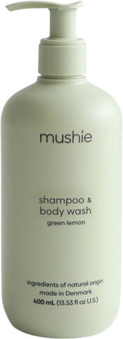 Mushie Baby Shampoo & Body Wash - Green Lemon 400 ml