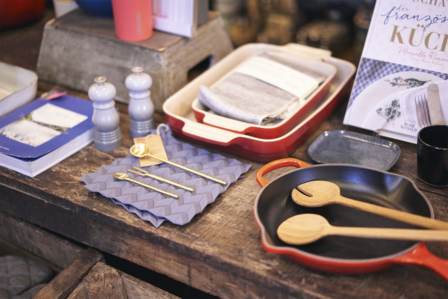 Stegepande i st&oslash;bejern 23cm Cerise