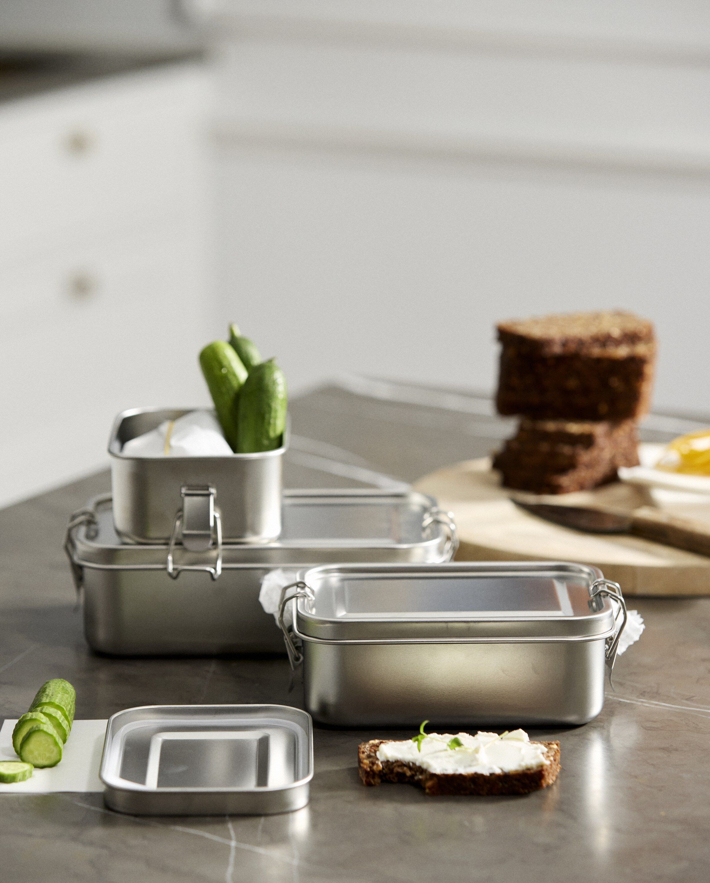 RUMEX lunch box, square, S - 550 ml