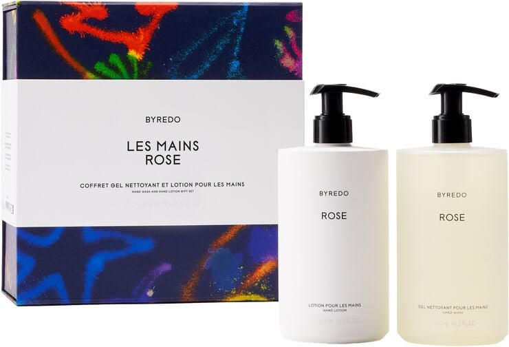 BYR HAND WASH & LOTION SET ROSE H25