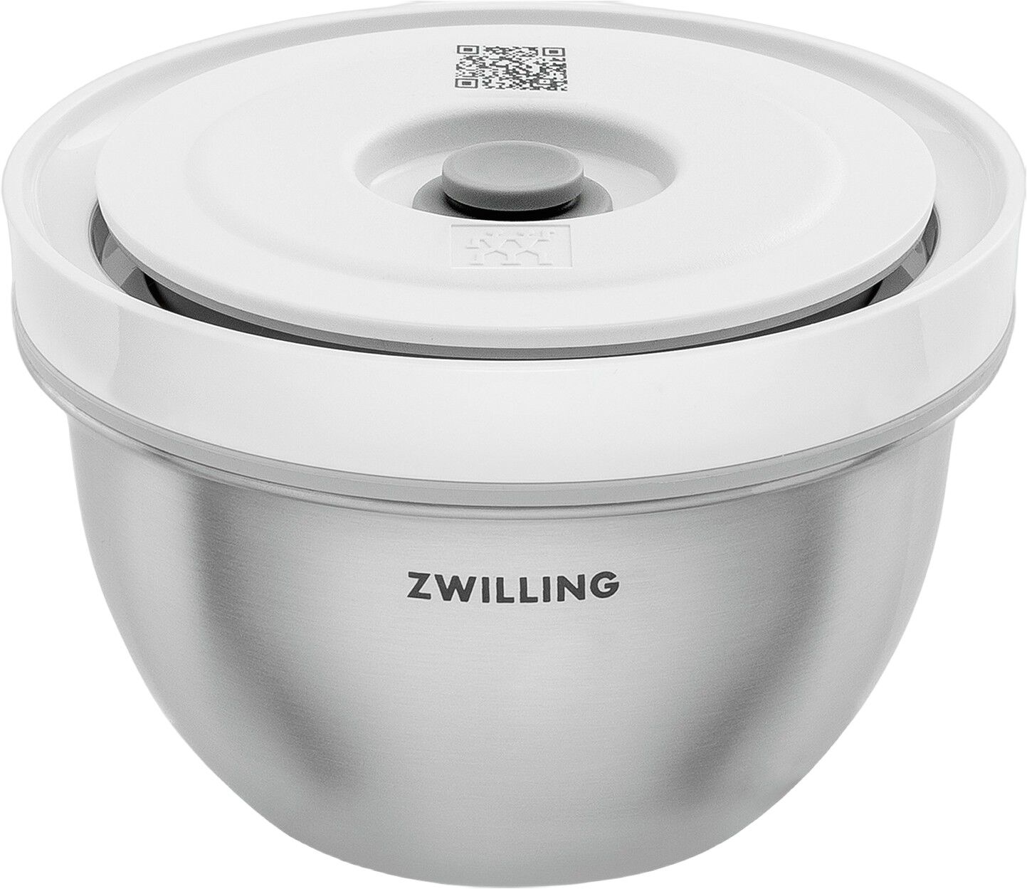 Fresh & Save BOWLS Vakuumsk&aring;l S / 12 cm, Rustfrit st&aring;l, S&oslash;lv