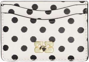 Ganni Bou Card Holder Print Dots