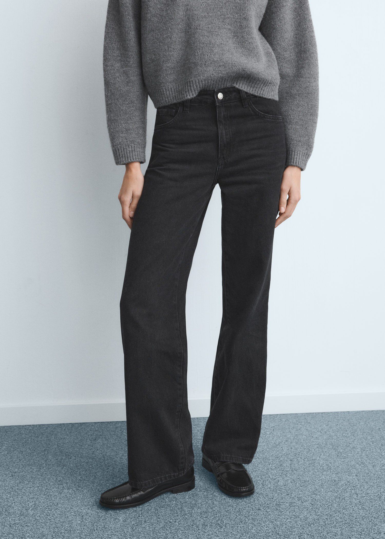 Danila high-waisted wide-leg jeans