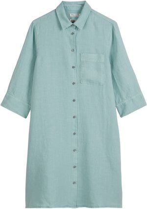 Dress, shirt dress, A-shaped, 3 4 s