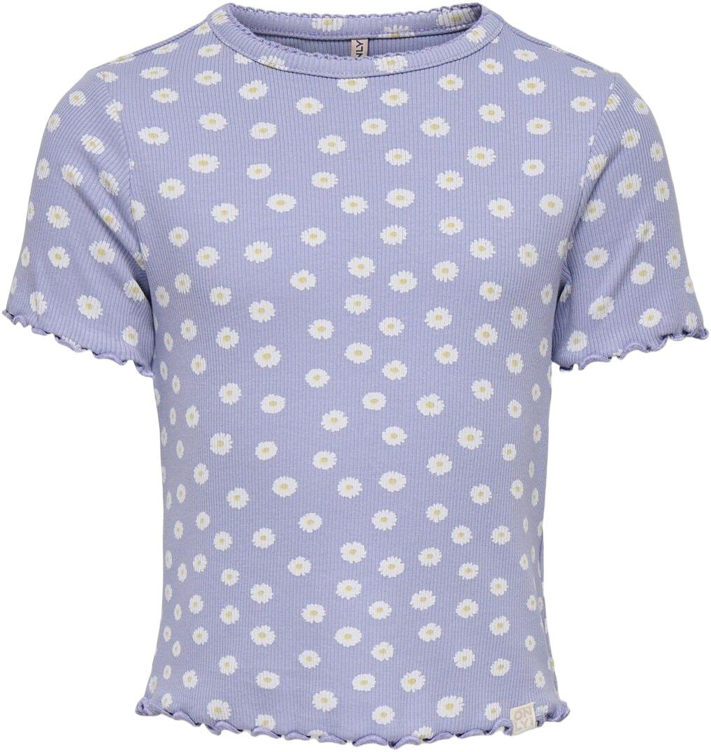 KMGTRINNY SS SOLID/AOP TOP JRS