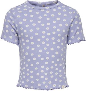 KMGTRINNY SS SOLID/AOP TOP JRS