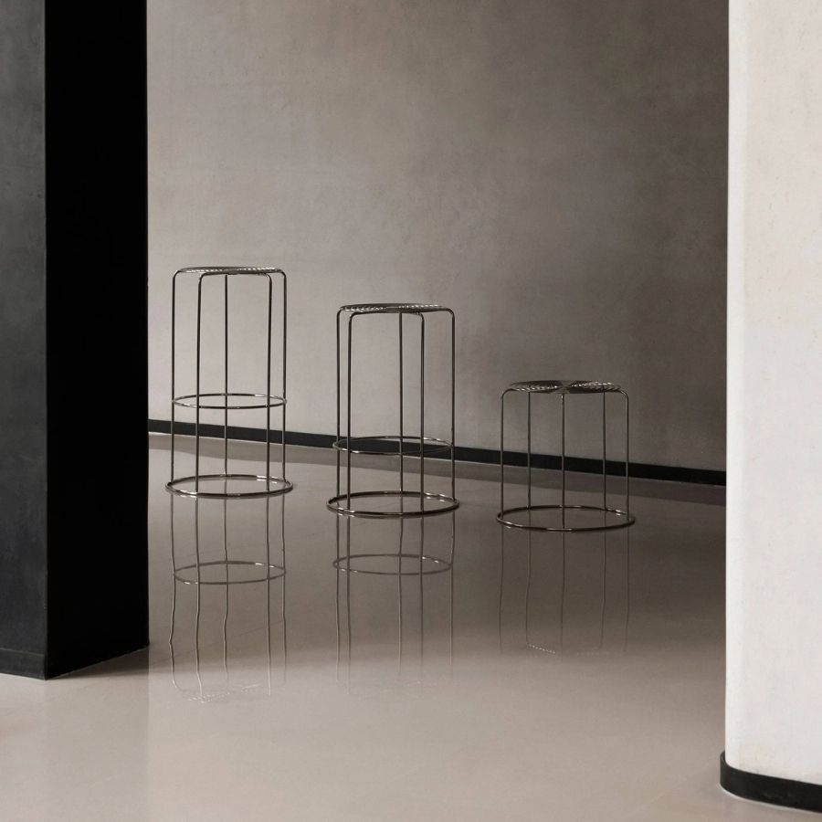 Wire Bar Stool VP16 Stainless steel