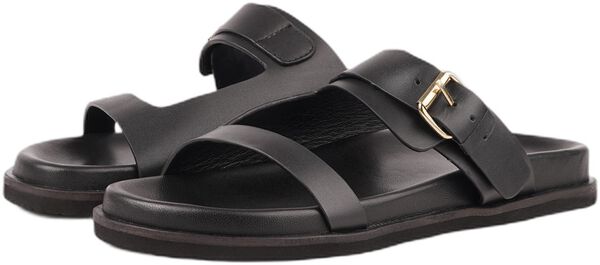 Marina - Adjustable 2 Strap Leather Sandal