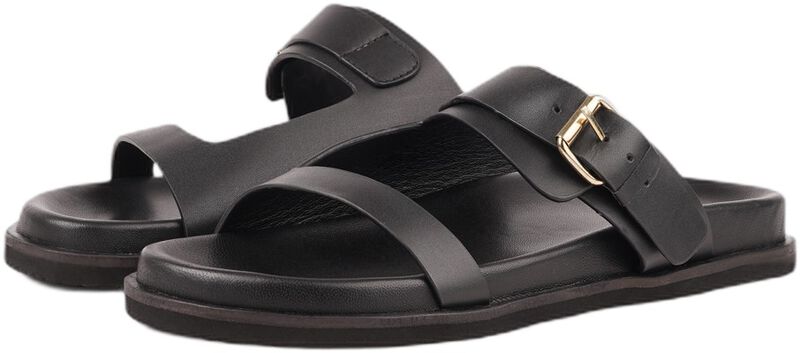 Marina - Adjustable 2 Strap Leather Sandal