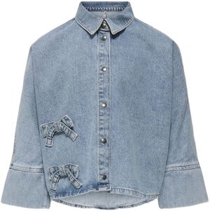 KOGGRACE 7/8 BOW SHIRT LB DNM CRO