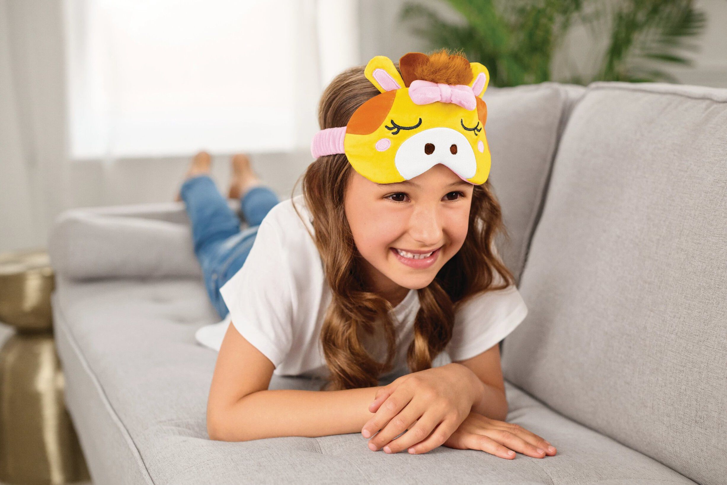 Giraffe Snuggle Eye Mask