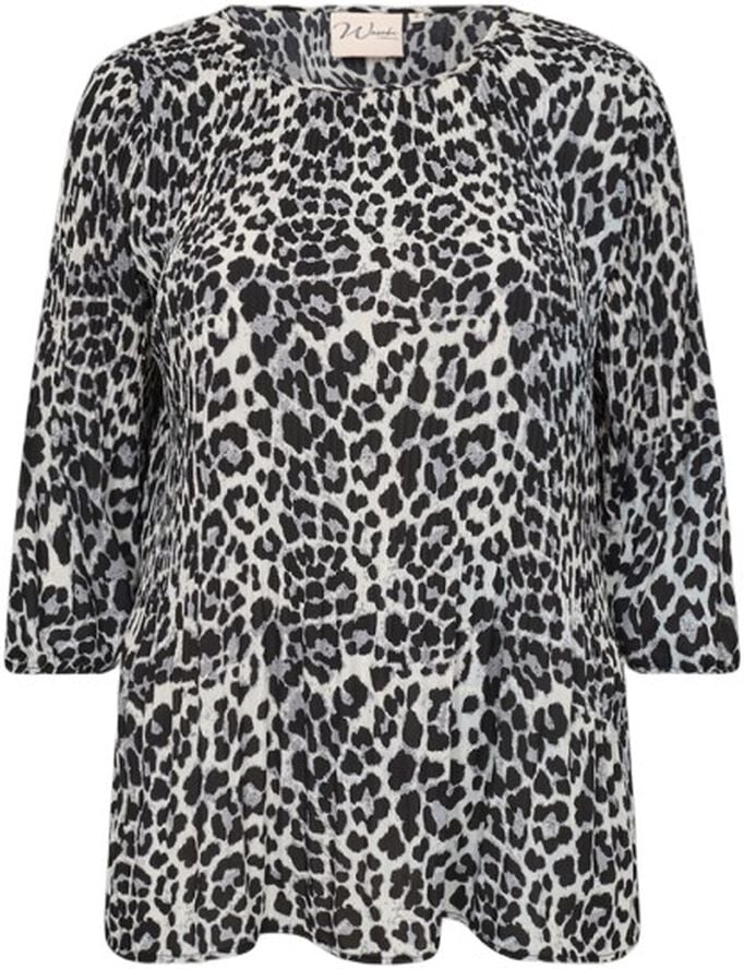 Curvy WA-VANJA 1 Bluse Sort