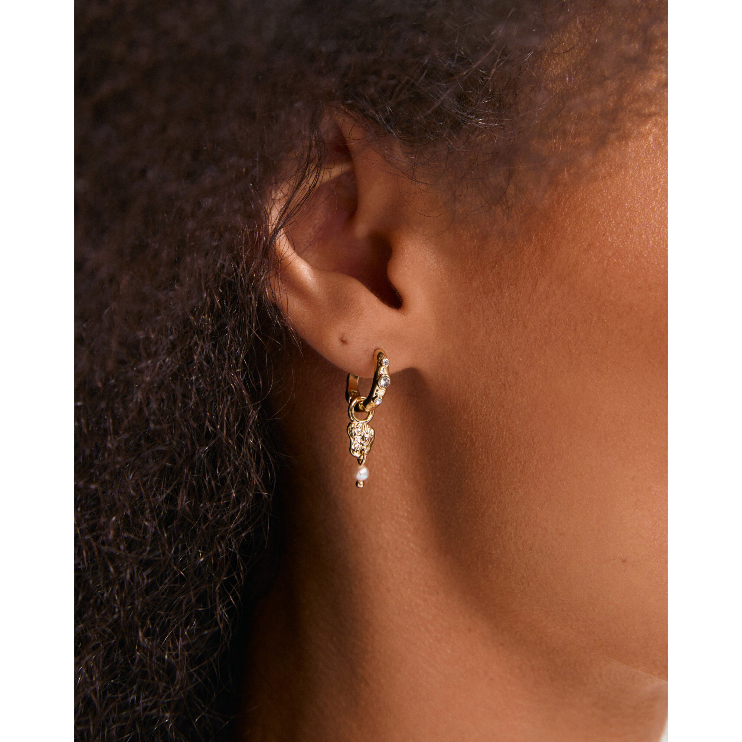 SLOAN earrings gold-plated
