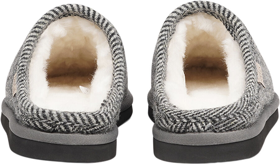 DARWIN WOOL - OPEN WOOL SLIPPERS WITH SHEARLING LINING
