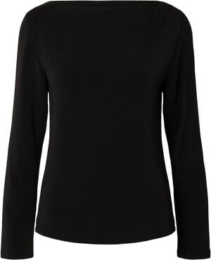 SLFTENNY LS DRAPED BOATNECK TOP
