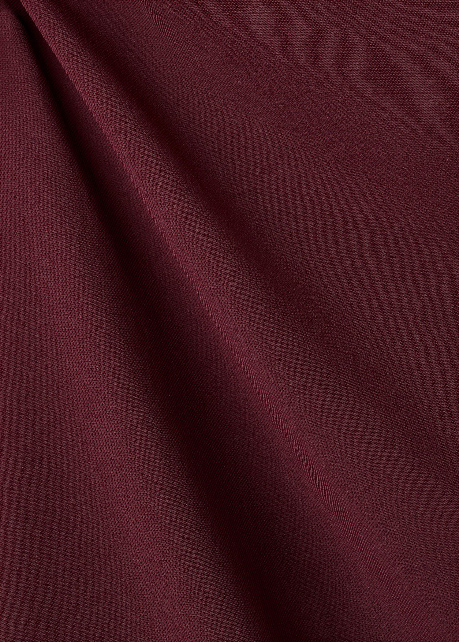 Boat-neck ruched dress