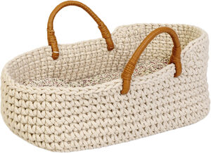 STRIKKET DUKKELIFT. 25 CM