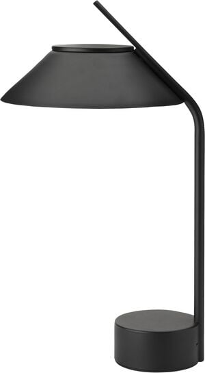Vinkel LED lampe, portable black