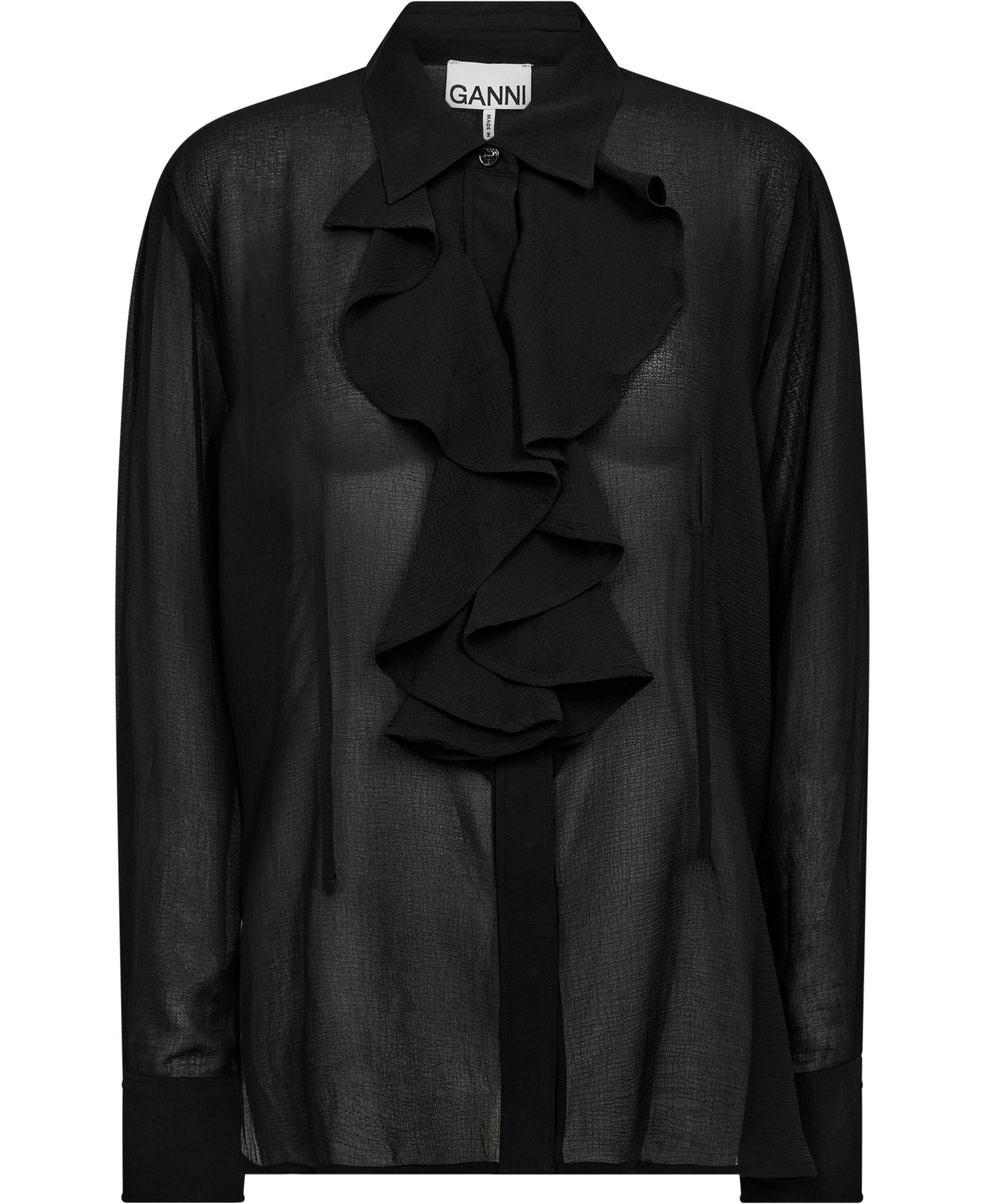 Chiffon Ruffle Shirt