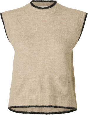 SLFALVA O-NECK ALPACA BLEND KNIT VEST D2