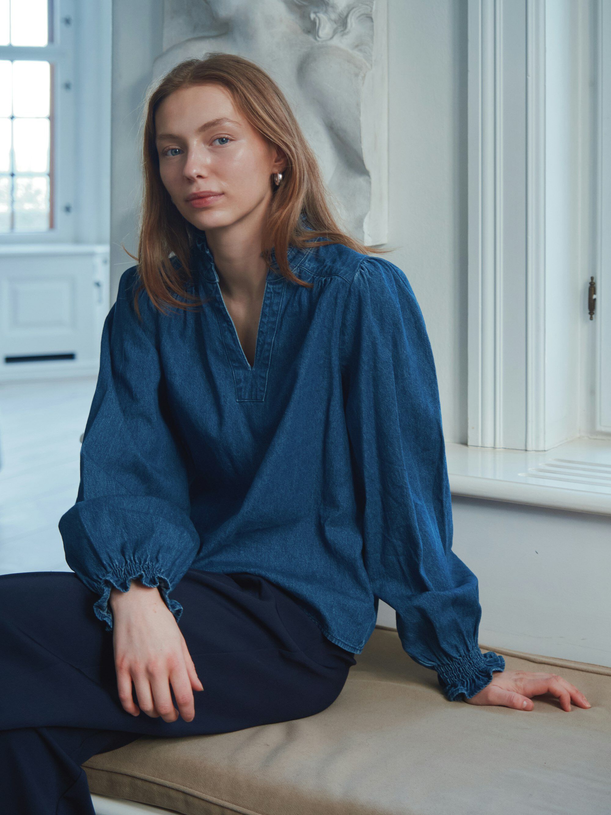 Emmeline Denim Blouse