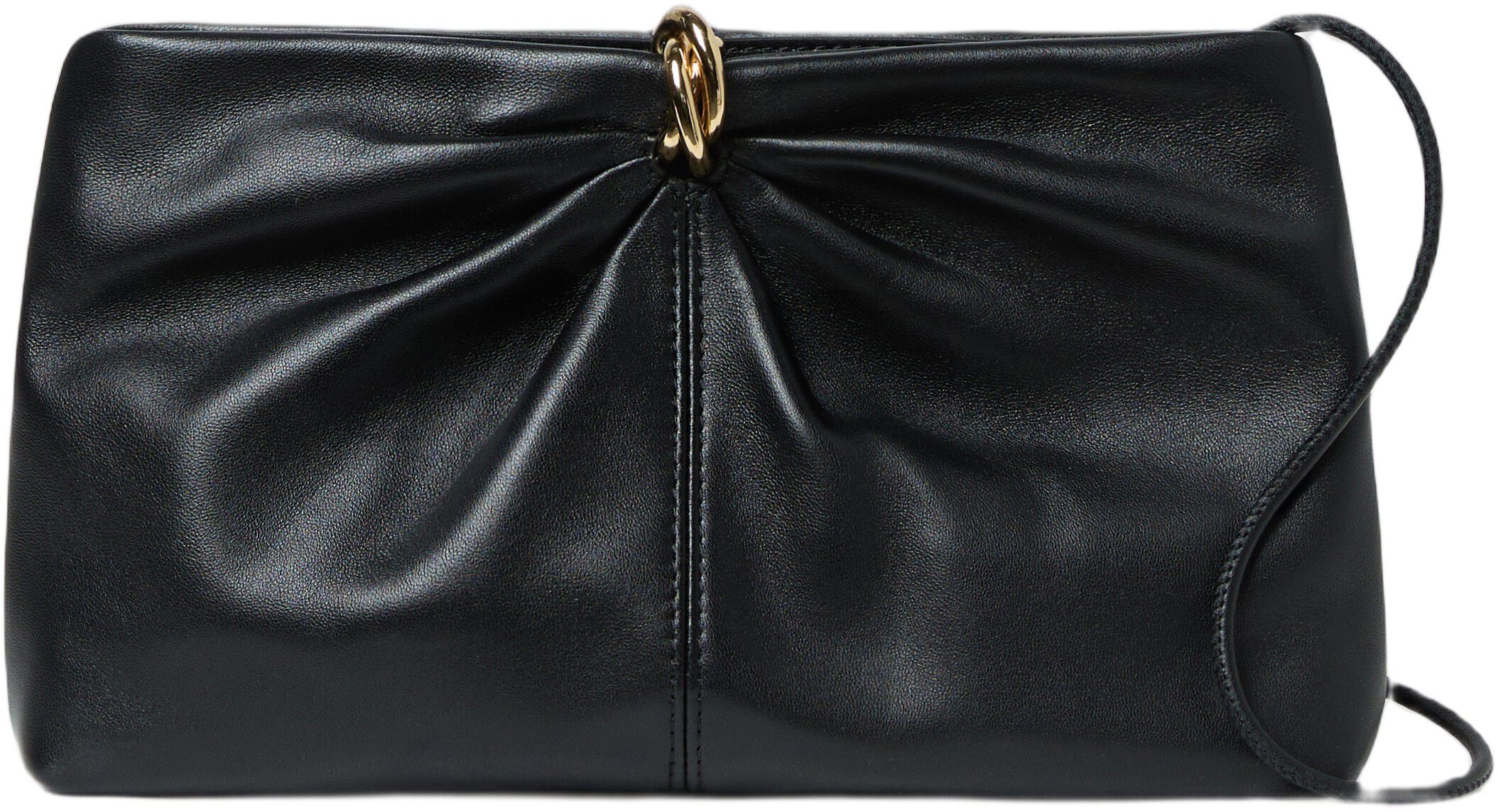 CORRINE GATHERED MULTI RING CLUTCH