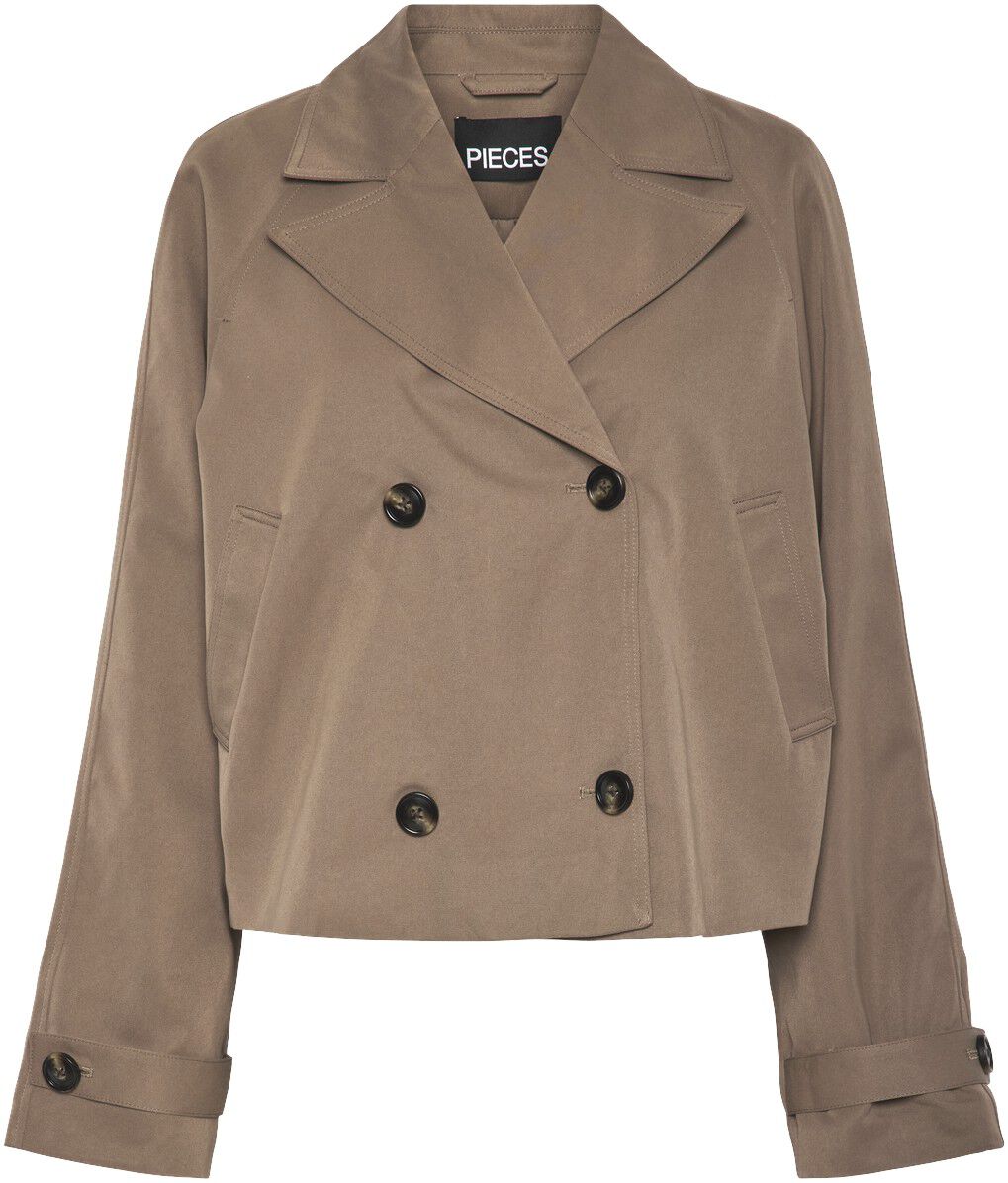 PCSCARLETT LS SHORT TRENCHCOAT NOOS