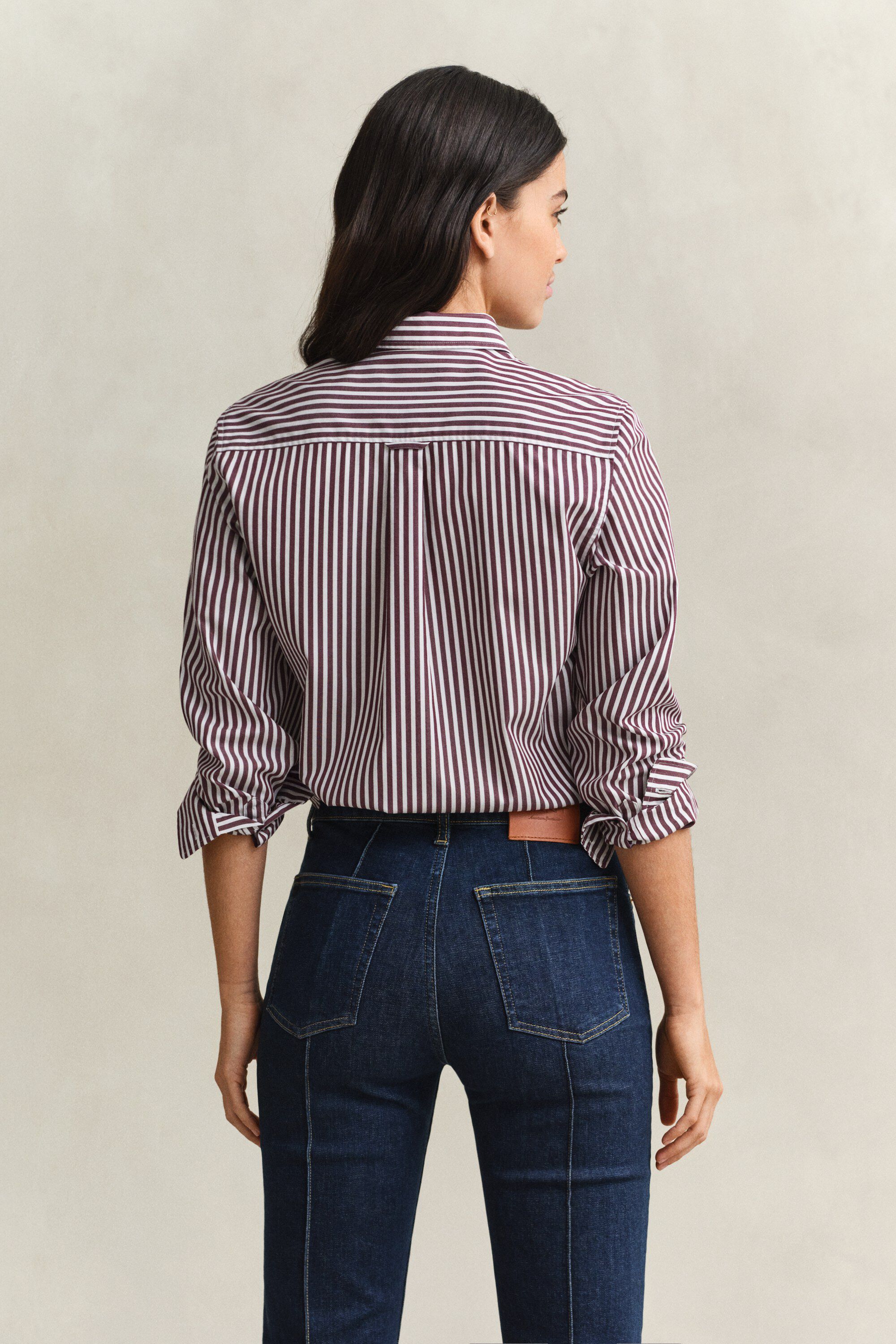 REG CLASSIC POPLIN STRIPED SHIRT