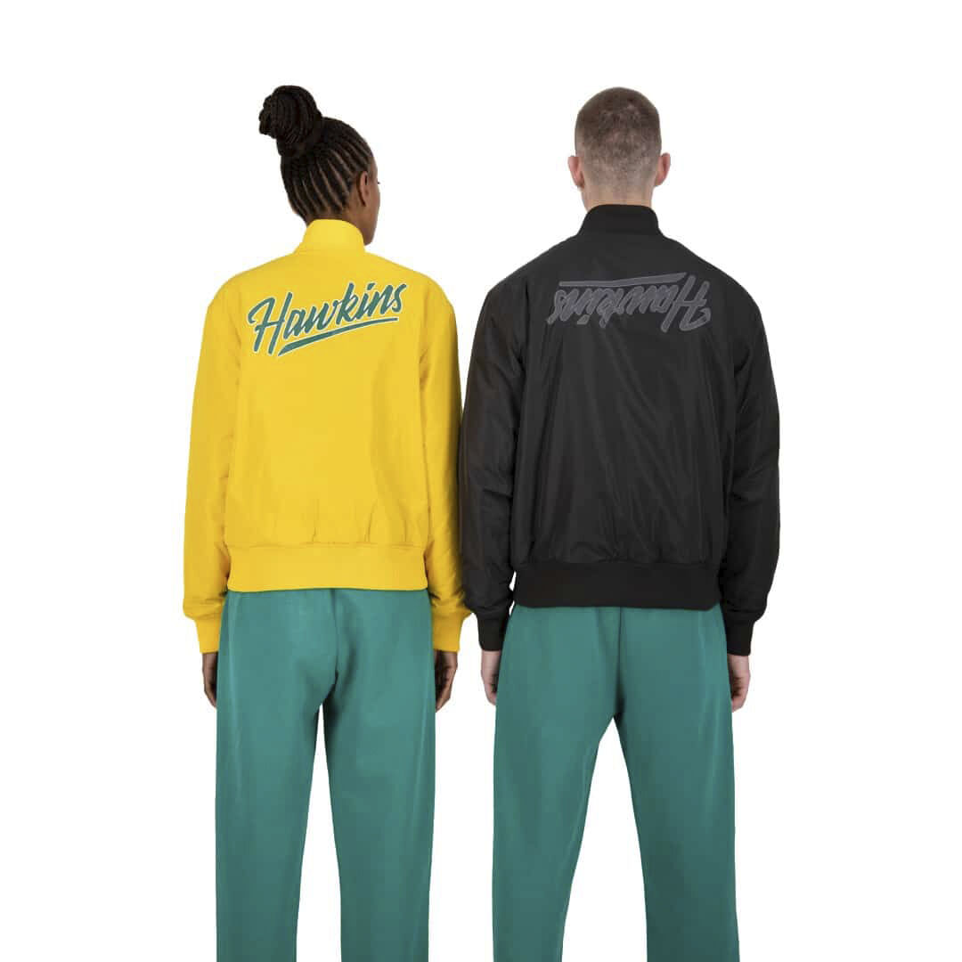 Champion X Stranger Things Hawkins Reversible Bomberjakke