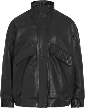 ROUSIMONE L/S OVERSIZED LEATHER JAC