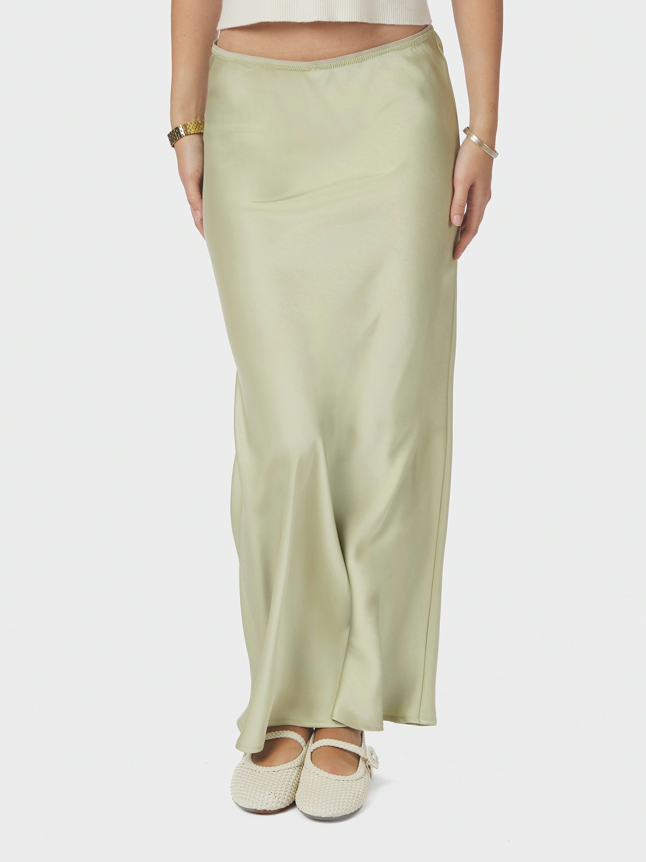 Vicky Heavy Sateen Skirt