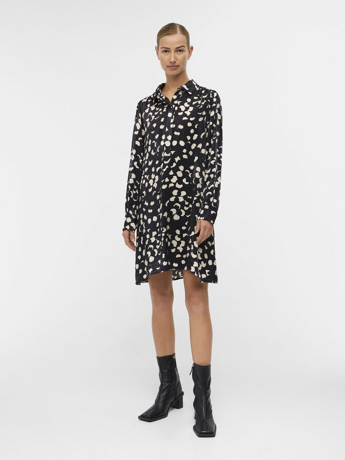 OBJOMIKA L/S DRESS 129