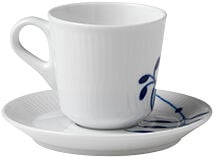 Bl&aring; Mega Riflet 9 cl. espressokop