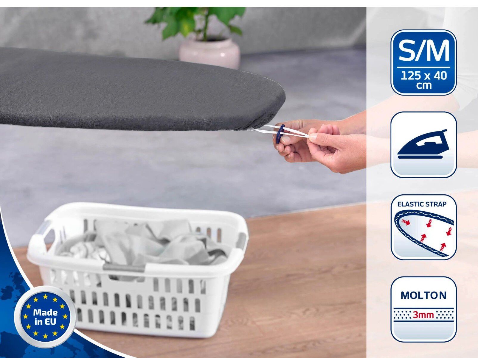 Strygebetr&aelig;k Thermo reflect S/M Black