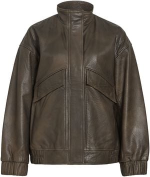 ROUSIMONE L/S OVERSIZED LEATHER JAC