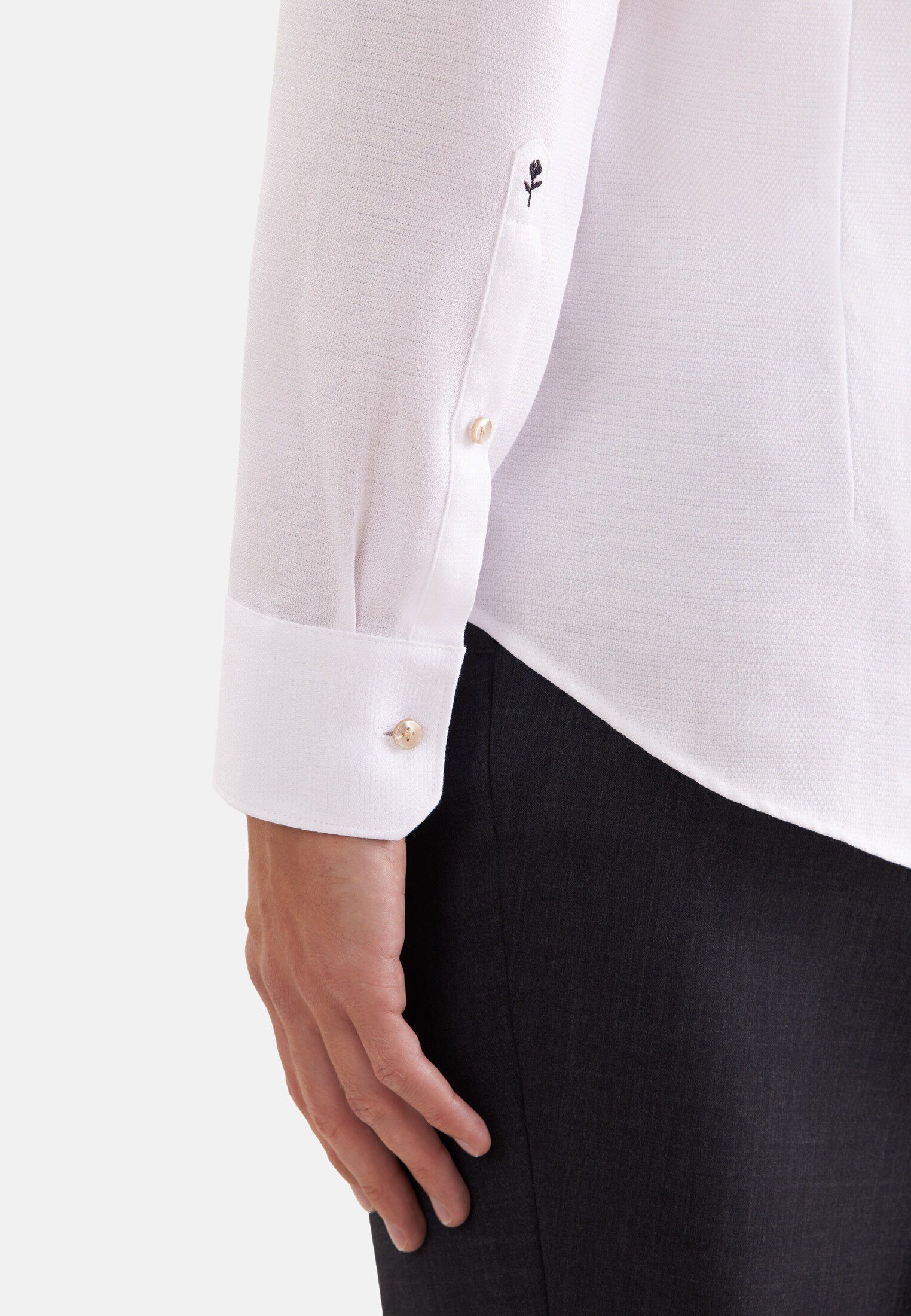 Business shirt Slim 1/1 Kent-Collar Structure
