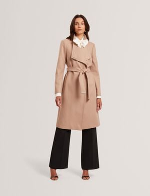 ROSE Mid Length Belted Wool Wrap Co