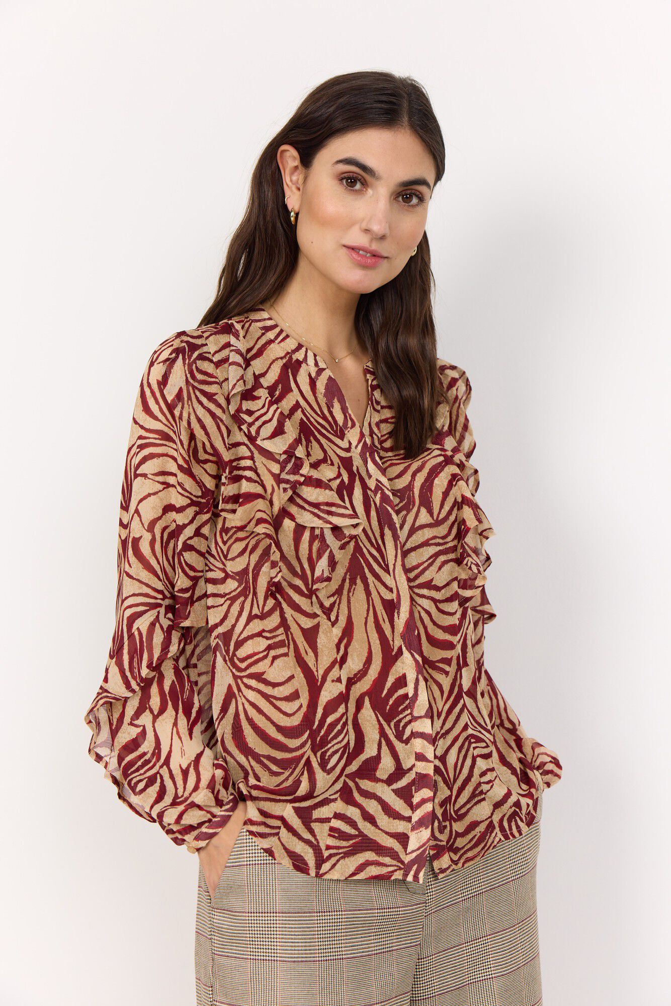 SC-VALBORG 1 Skjorte R&oslash;d