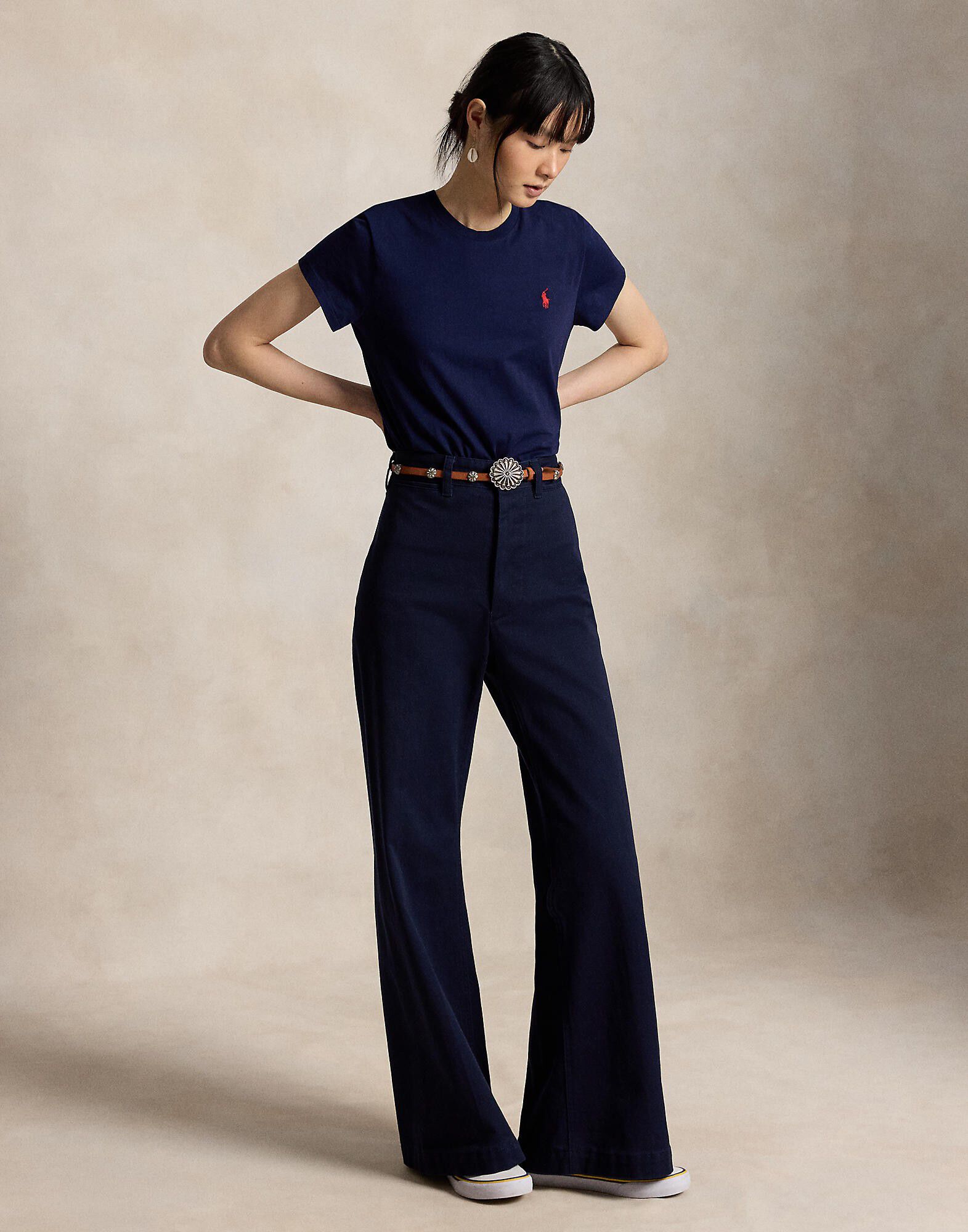 Classic Fit Cotton Jersey Crewneck Tee