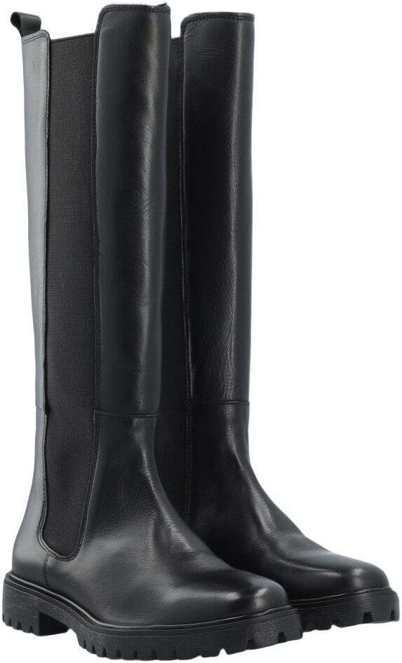BIAGINA Knee High Chelsea Boot Smooth Leather