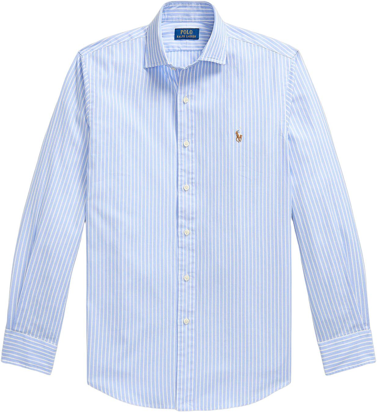Custom Fit Striped Stretch Oxford Shirt