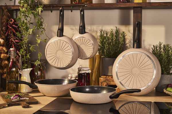 Ledro Stegepande 32 Beige Rund Alu