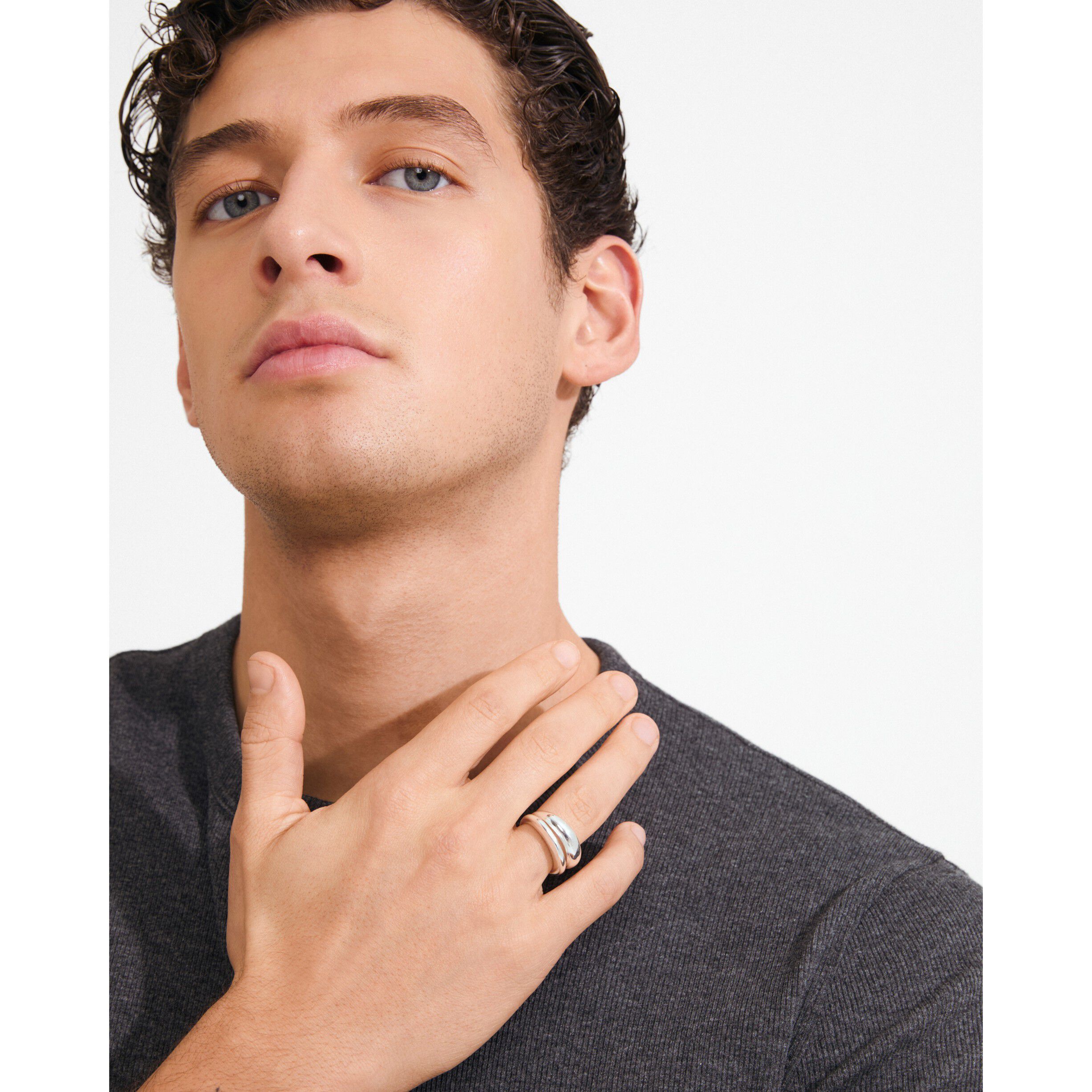 KAISYN ring, 2-in-1 set, silver-plated