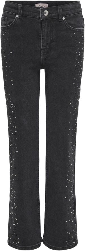 KOGJUICY HW RHINESTONE WIDE LEG DNM